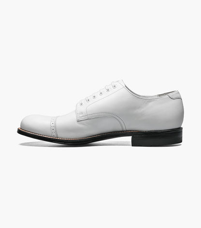 Stacy Adams MADISON Cap Toe Oxford White by Stacy Adams Shoes