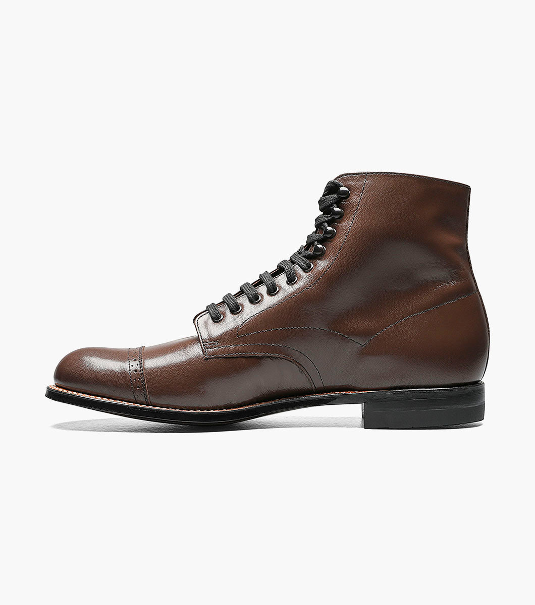Stacy Adams MADISON Cap Toe Boot Brown by Stacy Adams Shoes