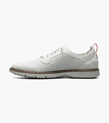 SYNCHRO Plain Toe Elastic Lace Up