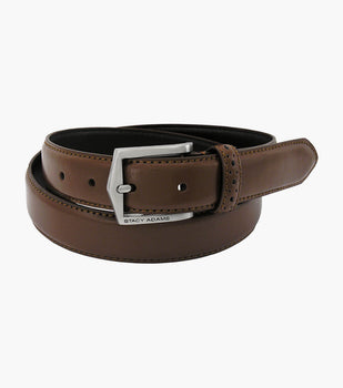 Stacy Adams Pinseal Perf Strap Genuine Leather Belt by Stacy Adams Shoes