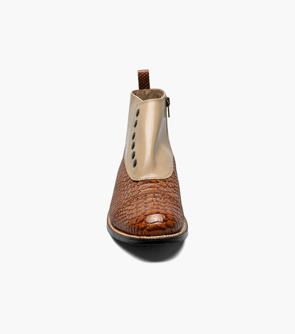 Stacy Adams Madison Spectator Spat Cap Toe Demi Boot by Stacy Adams Shoes
