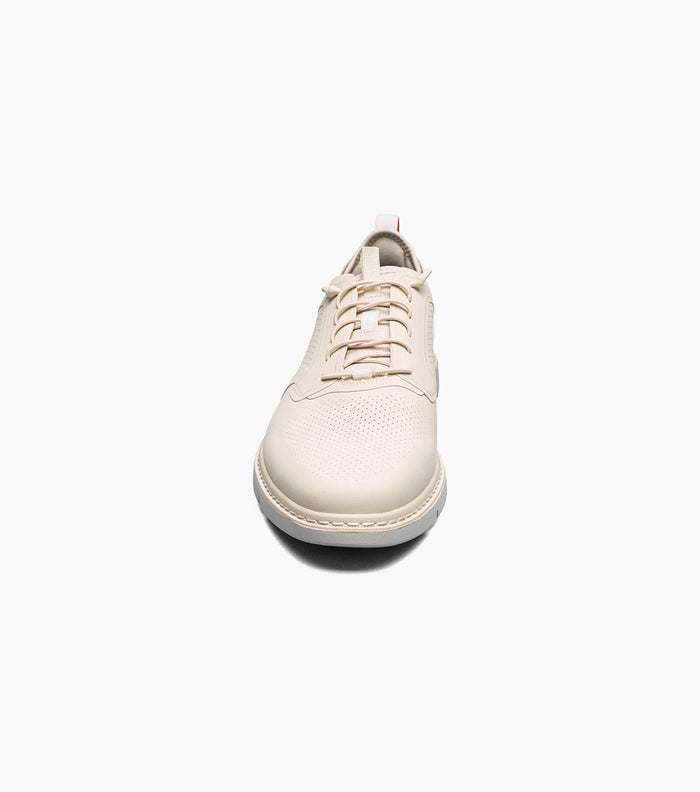 SYNCHRO Plain Toe Elastic Lace Up