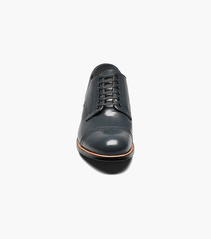Stacy Adams MADISON Cap Toe Oxford Navy by Stacy Adams Shoes