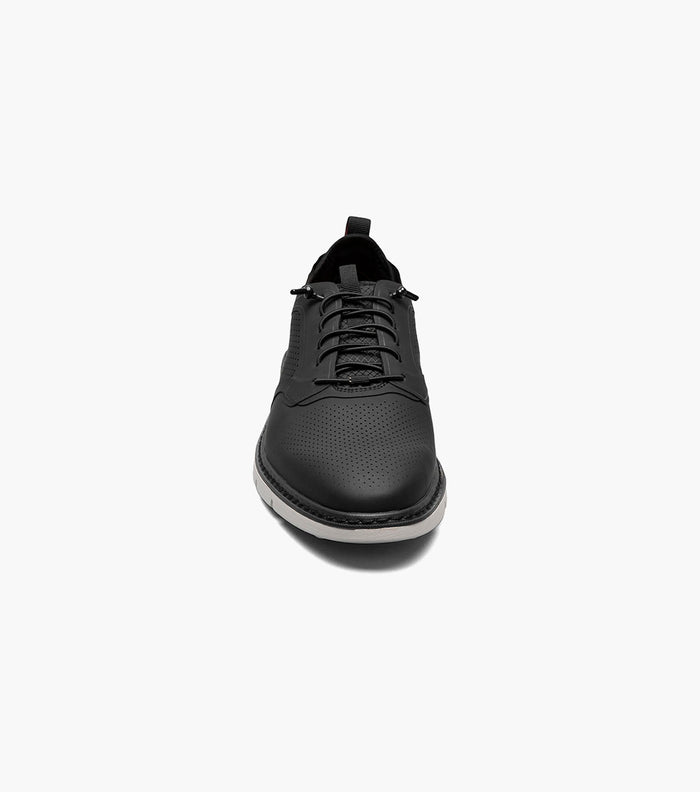SYNCHRO Plain Toe Elastic Lace Up