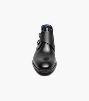 Stacy Adams Kaius Plain Toe Double Monk Strap Boot by Stacy Adams Shoes