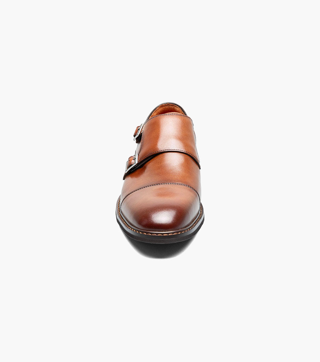 BOSWELL Cap Toe Double Monk Strap