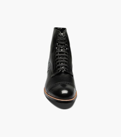 Stacy Adams MADISON Cap Toe Boot Black by Stacy Adams Shoes
