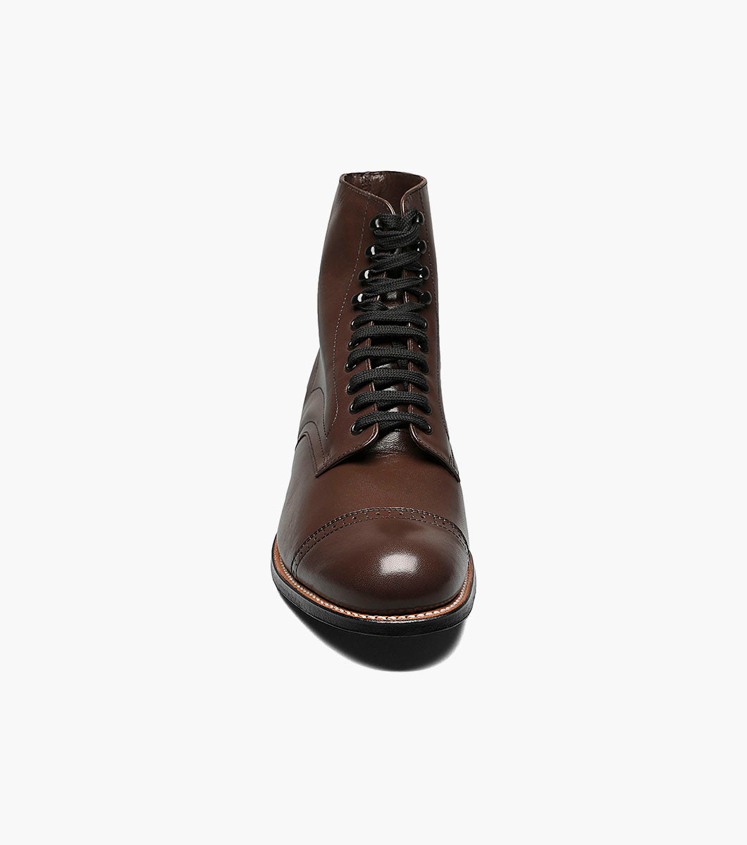 Stacy Adams MADISON Cap Toe Boot Brown by Stacy Adams Shoes