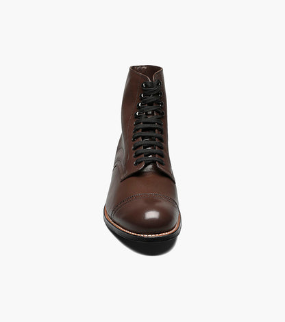 Stacy Adams MADISON Cap Toe Boot Brown by Stacy Adams Shoes