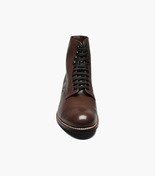 Stacy Adams MADISON Cap Toe Boot Brown by Stacy Adams Shoes