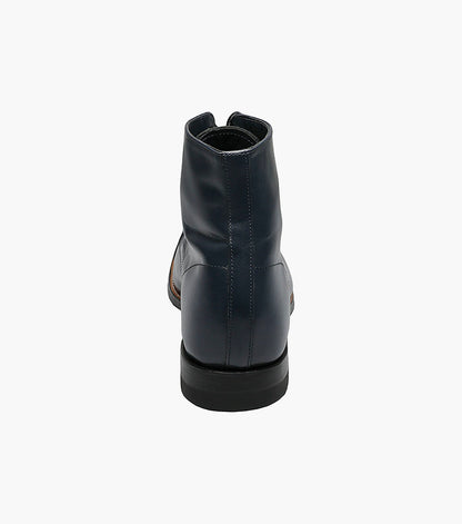Stacy Adams MADISON Cap Toe Boot Navy by Stacy Adams Shoes