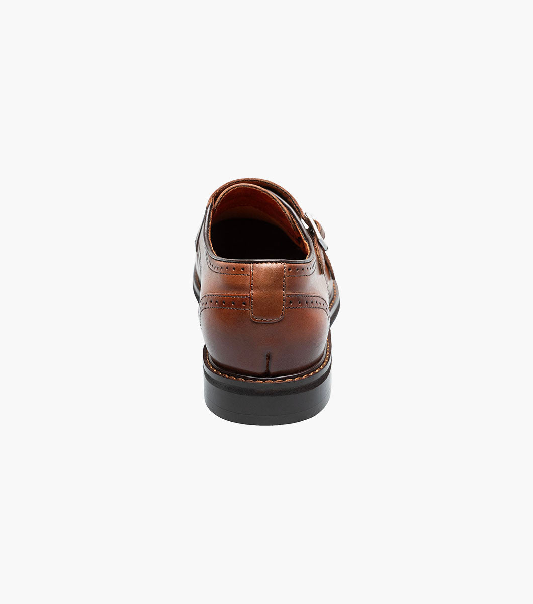BOSWELL Cap Toe Double Monk Strap