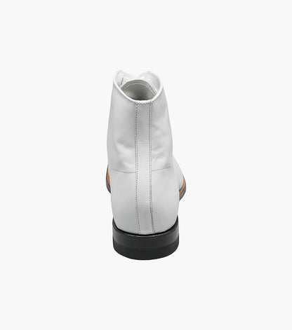 Stacy Adams MADISON Cap Toe Boot White by Stacy Adams Shoes
