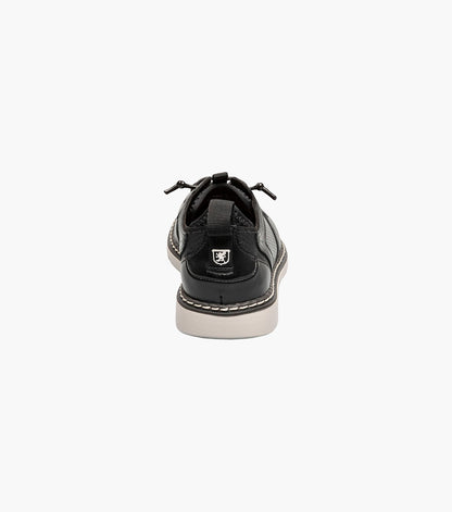 KIDS SYNC Plain Toe Elastic Lace Up