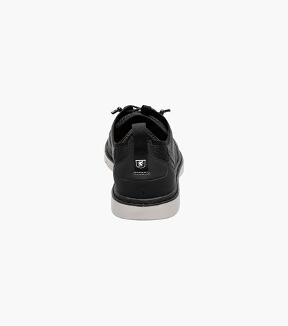 SYNCHRO Plain Toe Elastic Lace Up