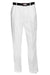 Mens Classic Fit Single Pleat Dress Slacks in White