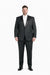 1 Button Men's Black Classic Fit  Suit