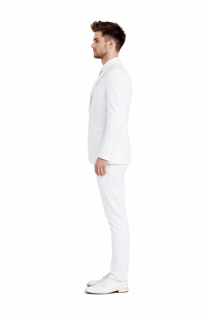 1 Button Men'S White Cheap Priced Designer Fashion Dress Casual Blazer For Men On Sale Blazer - Image 2