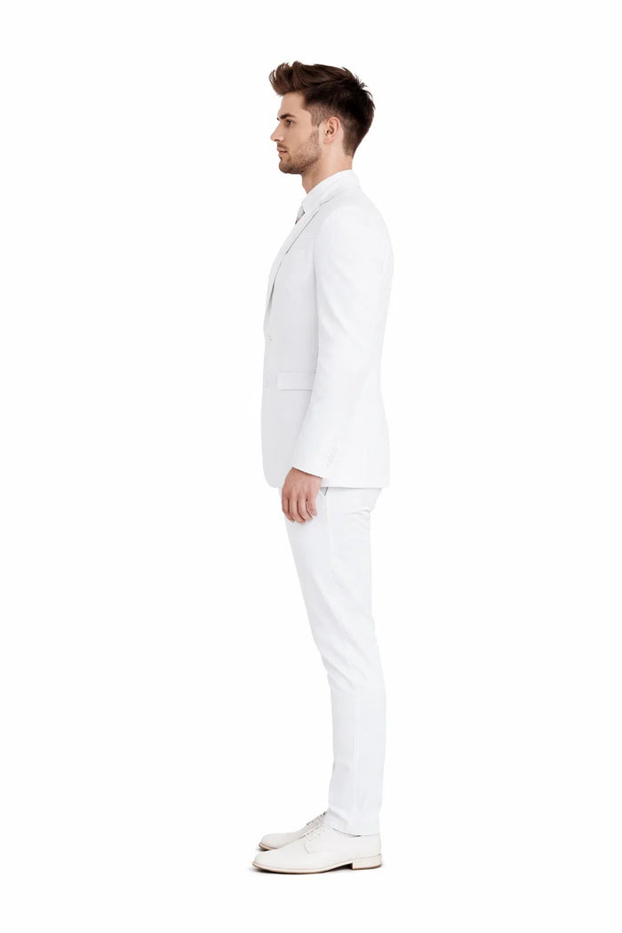 1 Button Men'S White Cheap Priced Designer Fashion Dress Casual Blazer For Men On Sale Blazer - Image 2