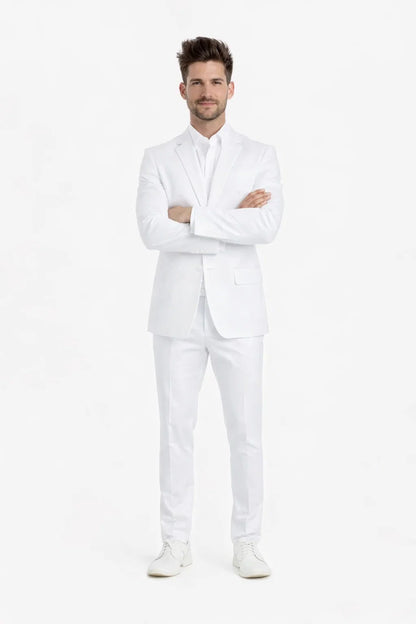 1 Button Men'S White Cheap Priced Designer Fashion Dress Casual Blazer For Men On Sale Blazer - Image 5