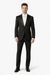 1 Button Peak Jean Tuxedo - Black Peak Lapel Tuxedo Suit - Wide Lapel Tuxedo