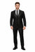 1 Button Slim Fitted Shawl Tuxedo Black
