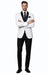 1 Button Slim Fitted Shawl Tuxedo White