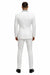 1 Button White Shawl Lapel Black Shirt Tuxedo