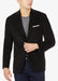 100% Cotton Stretch Men's Modern-Fit Corduroy Black Blazer