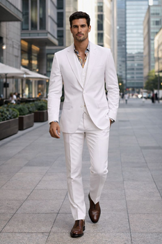 100% Irish Linen Suits - Mens Vested Three Pieces Summer Suit - Mens Linen Suit - Image 6