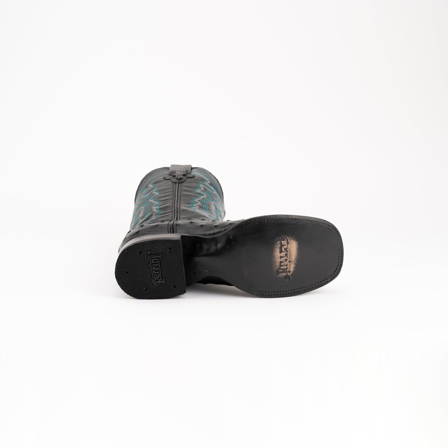 Ferrini Colt Full Quill Ostrich Dress Shoe