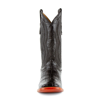 Men's Genuine Exotic Animal Skin Ferrini Hornback Crocodile Card Holder by Ferrini USA - Image 4