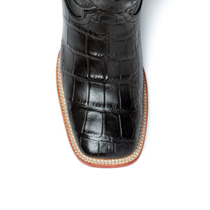 Men's Genuine Exotic Animal Skin Ferrini Hornback Crocodile Card Holder by Ferrini USA - Image 2