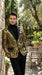 Mens Black and Gold Pattern Blazer – Gold Floral Luxury Formal Blazer Jacket for Prom, Wedding and Party Slim Fitted