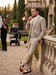 Men’s Light Tan Tweed Great Gatsby 3 Piece Suit – Vintage Vested Wedding Suit, 1920s Classic Formal Outfit Herringbone
