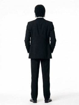 Men’s Black Tuxedo Blazer Michael Jackson Award Ceremony Vintage Jacket – Classic Formal, Elegant Party Dinner Jacket
