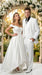 Men’s All White Classic 3 Piece Suit with High Vest, 3 Button Jacket and Pleated Pants