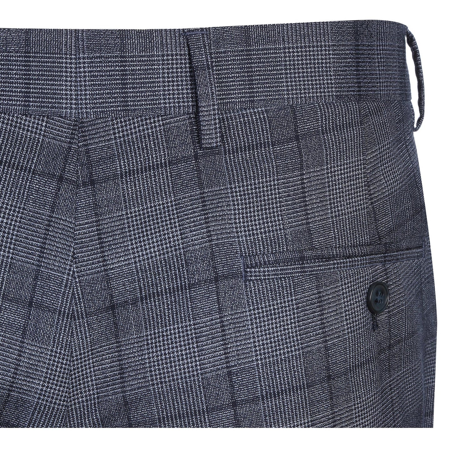 293-30 Men's Classic Fit Checked Suits - Image 10