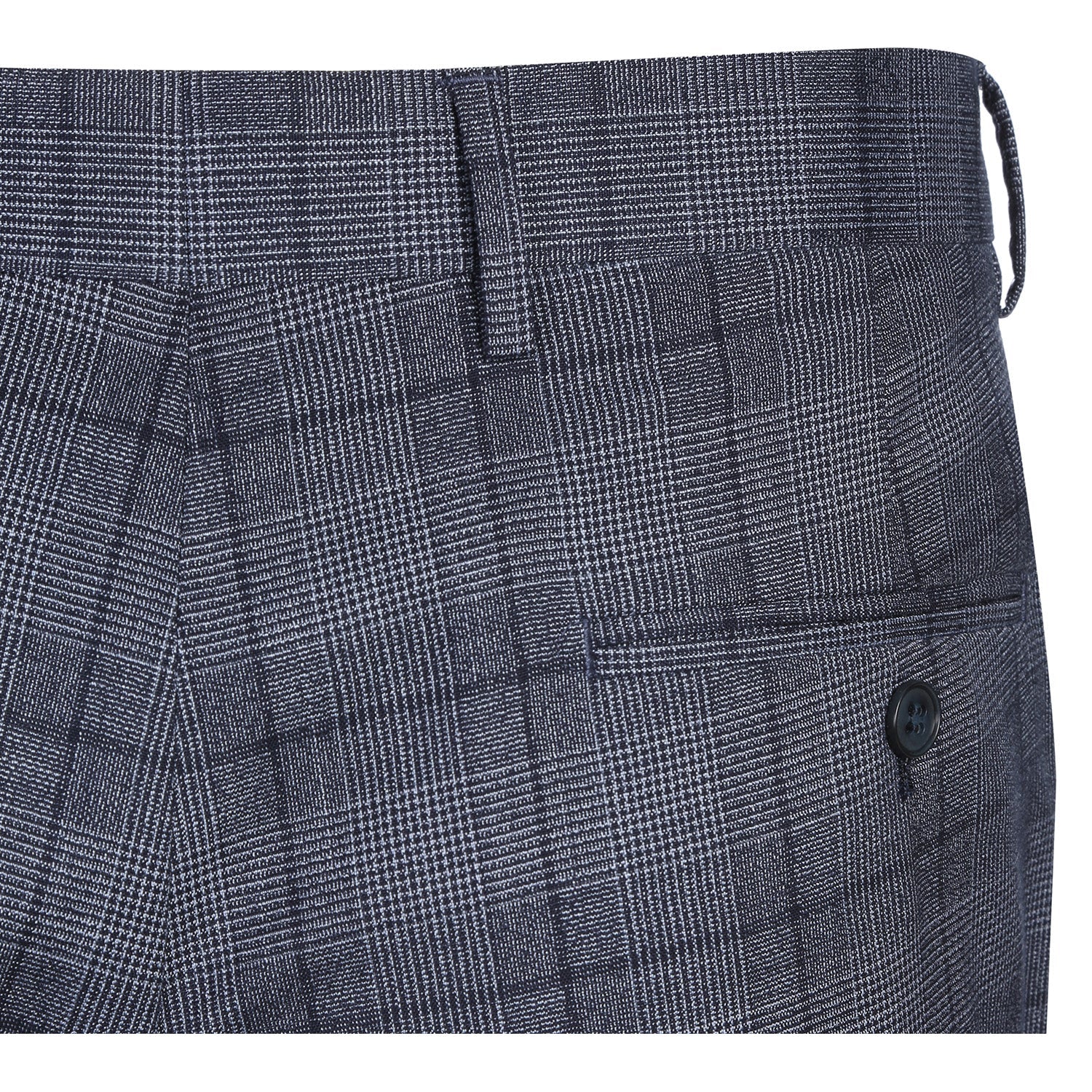 293-30 Men's Classic Fit Checked Suits - Image 10