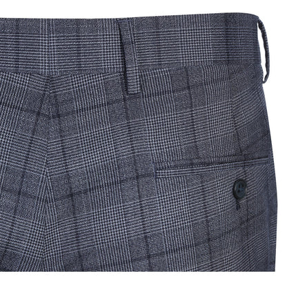 293-30 Men's Classic Fit Checked Suits - Image 10