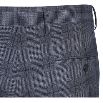 293-30 Men's Classic Fit Checked Suits - Image 10
