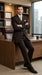 Men’s Dark choclate Brown Three Buttons 3 Piece Suit – Classic Brown 3PC Wedding, Church and Business Formal Suit for Men