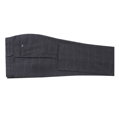 293-31 Men's Slim Fit Checked Suits - Image 8