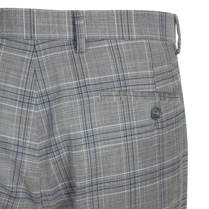 293-23 Men's Classic Fit Checked Suits - Image 10