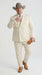 Men’s Tan Linen Cowboy Suit, Double Breasted Western Wedding Formal Western Suit Country style in Beige Tan Color