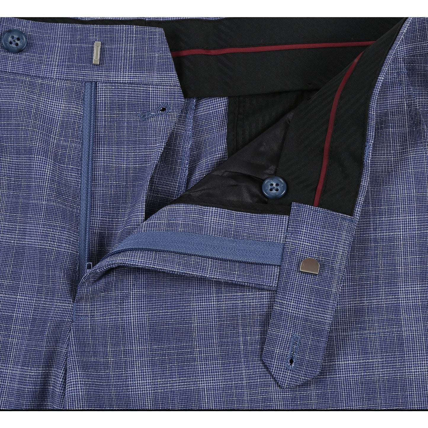 Renoi Designer Suit 293-24 Men's Slim Fit Checked Suits
