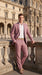 Men’s Mauve 2-Piece Suit – Two-Button Wedding, Prom and Business Suit