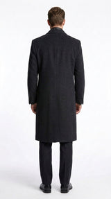 Men’s Black Long Overcoat – Daredevil Born Again Wilson Fisk Inspired Classic Kingpin Coat