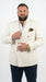 Men’s Ivory Linen Double Breasted Blazer, Lightweight Wedding Dinner Sport Coat Jacket Cream Off White