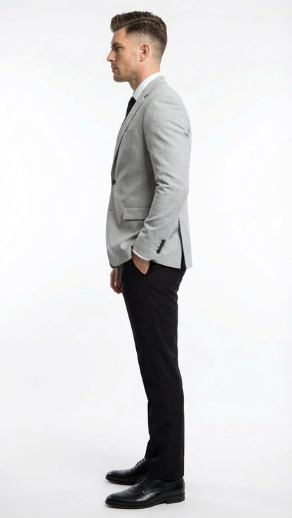 Men’s Light Grey Blazer Sport Coat